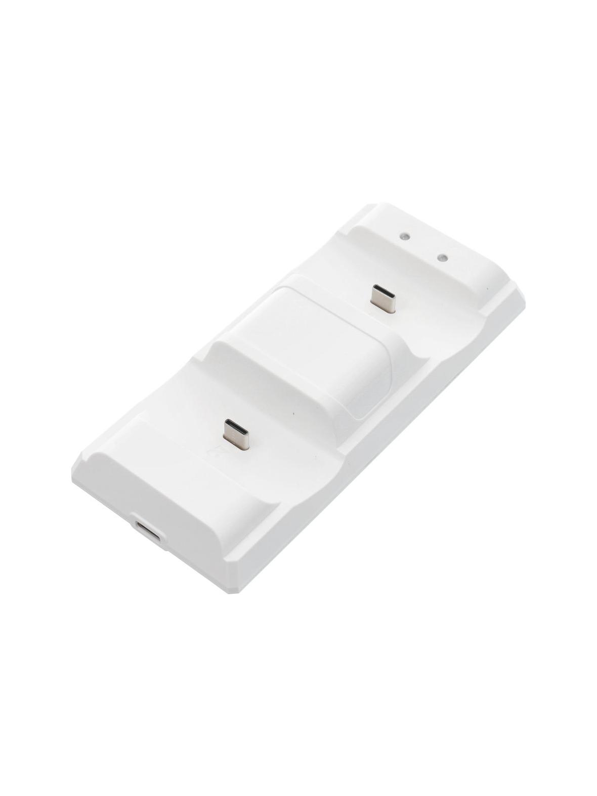 Podwójna stacja ładująca do padów PS5 P201 biała