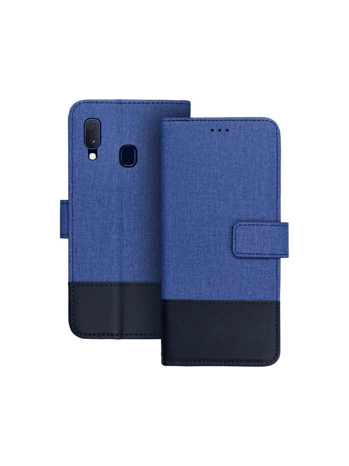 Kabura GOMMA Book do SAMSUNG A20e niebieski