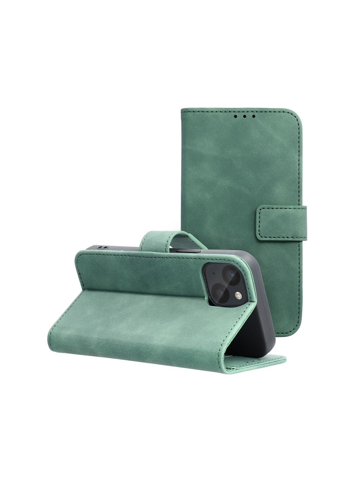 Kabura TENDER Book do IPHONE 13 MINI zielony