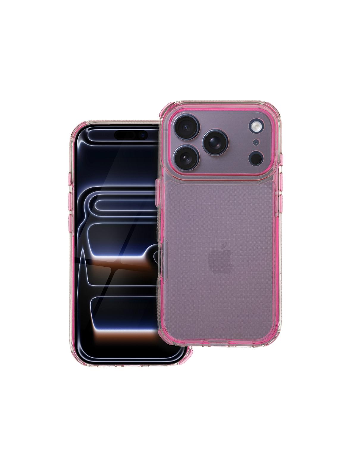 Futerał MATRIX CLEAR do IPHONE 17 Pro pudrowy róż