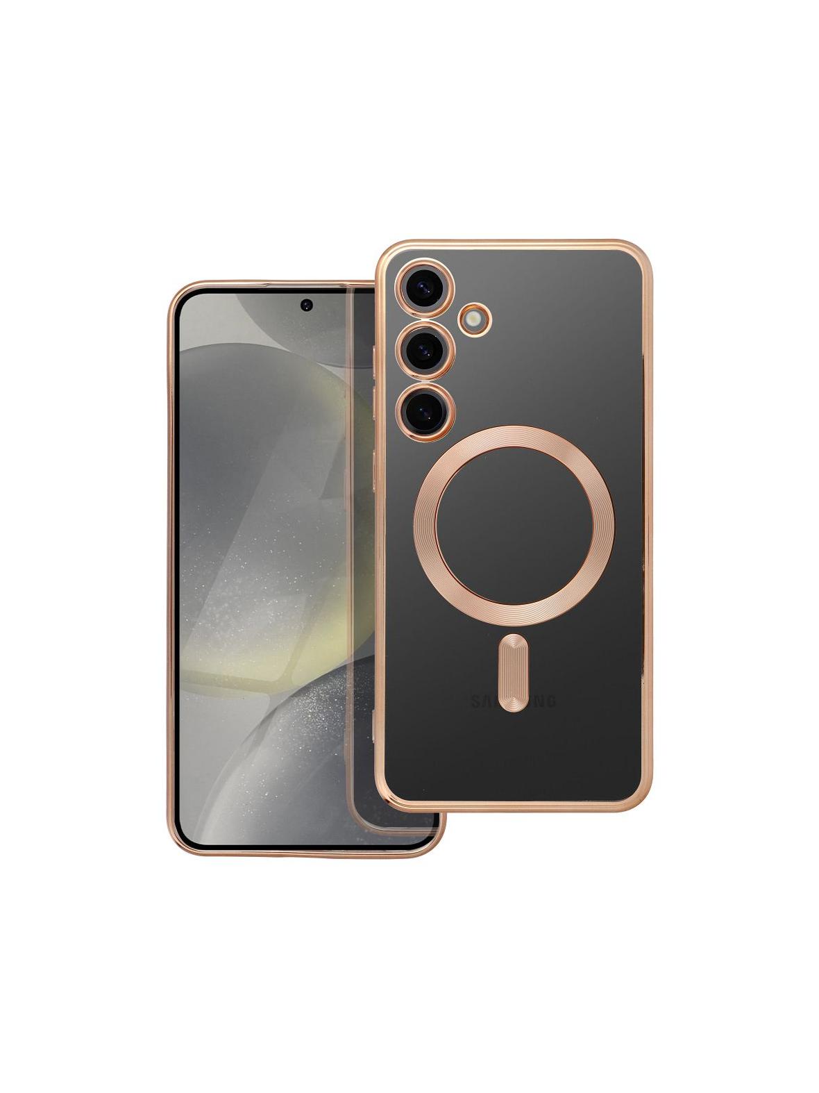 Futerał ELECTRO MAG COVER kompatybilny z MagSafe do SAMSUNG S24 Plus złoty