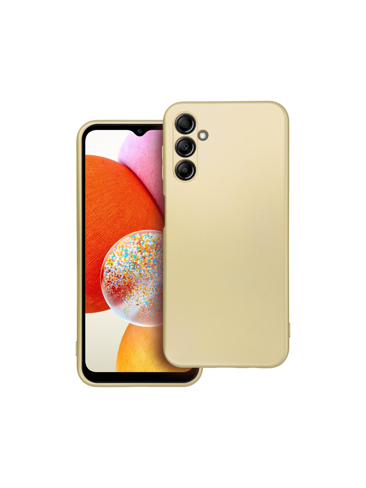 Futerał METALLIC do SAMSUNG A14 5G / A14 4G złoty