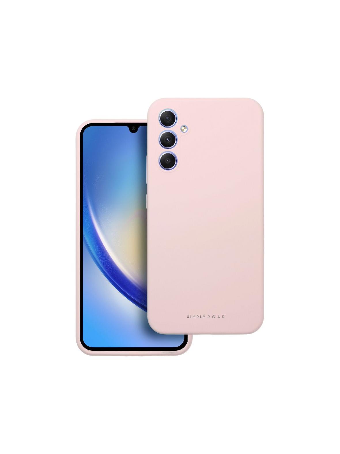 ROAR futerał CLOUD SKIN do SAMSUNG A34 5G Jasnoróżowy