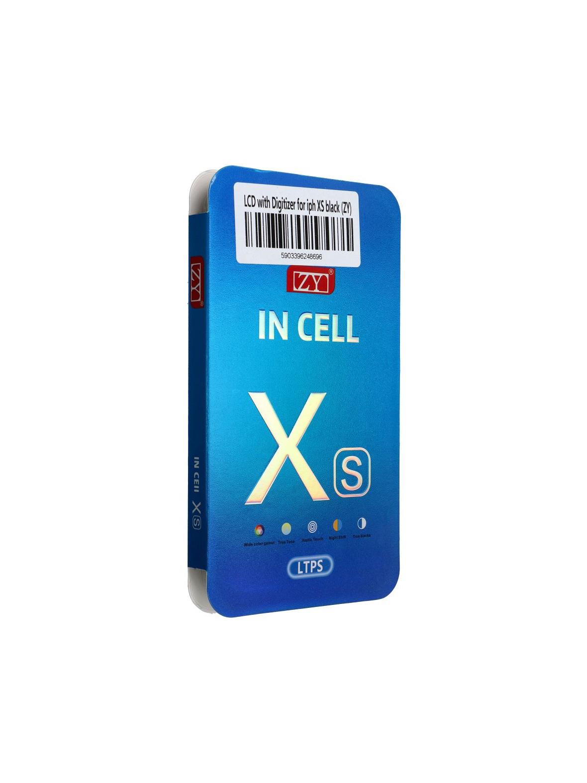 Wyświetlacz do iPhone Xs z ekranem dotykowym czarnym (ZY-LTPS)