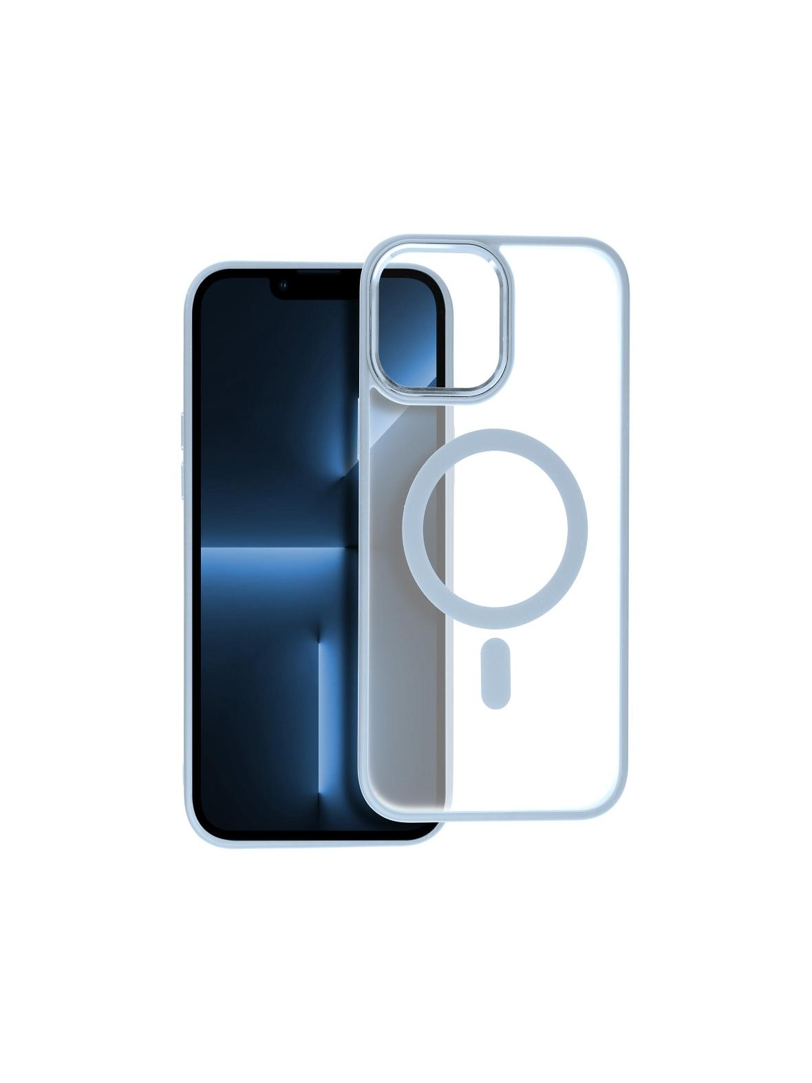 Futerał MATTE MAG COVER kompatybilny z MagSafe do IPHONE 13 Pro Max niebieski