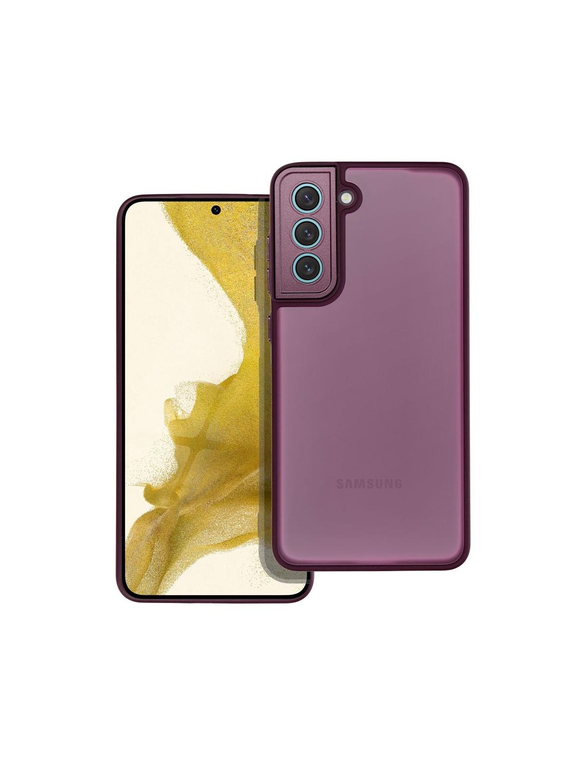 Futerał VARIETE do SAMSUNG S21 FE purpurowy