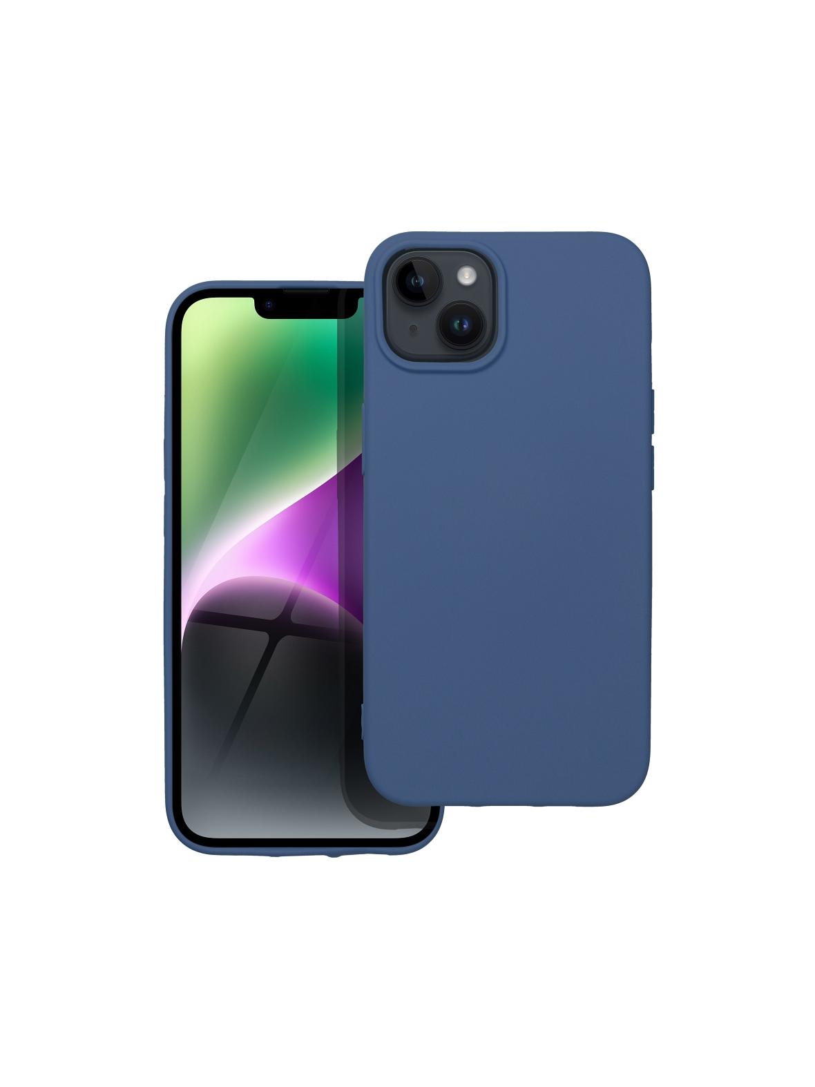 Futerał SILICONE do IPHONE 14 niebieski