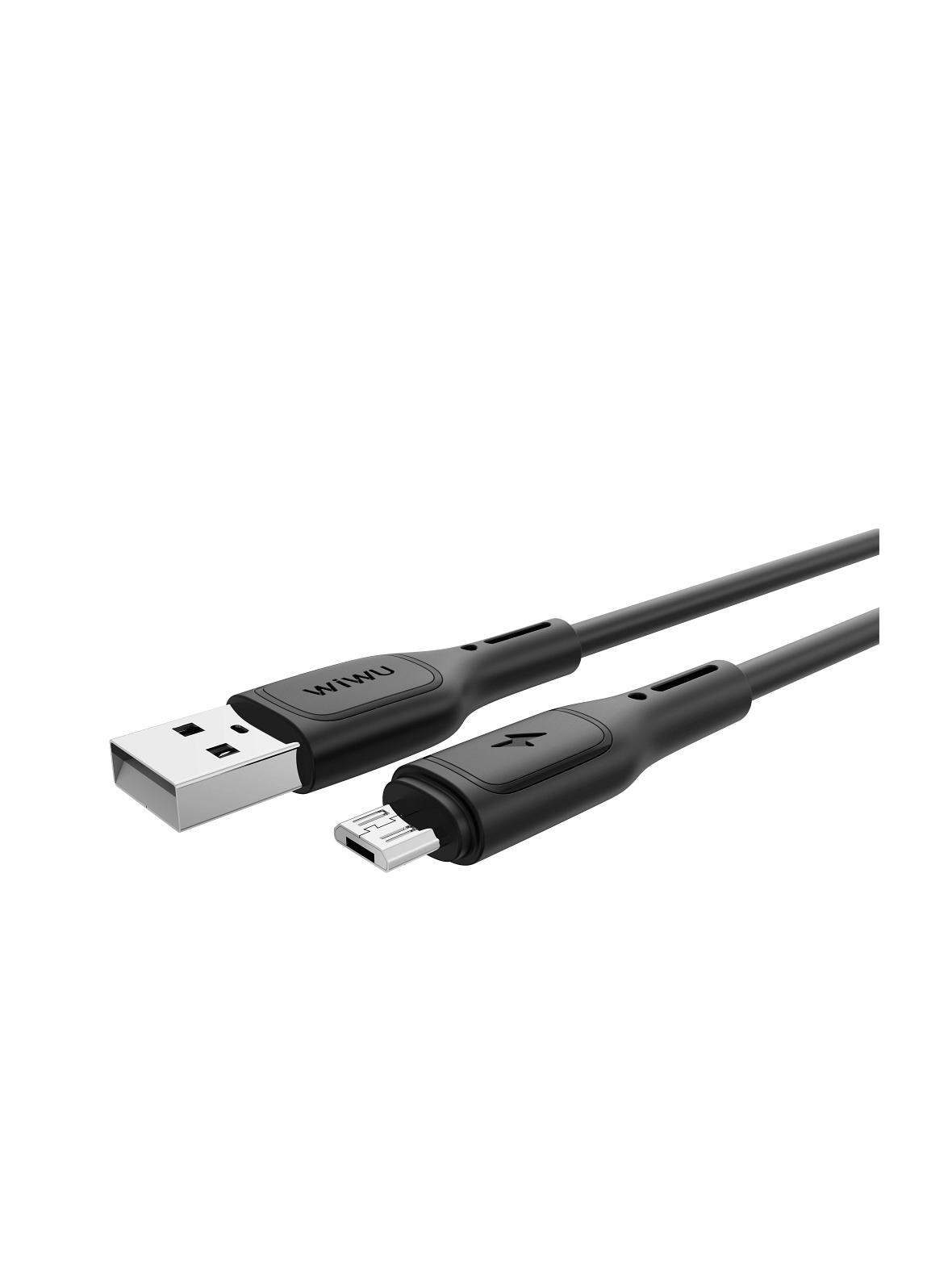 Kabel USB A do Micro USB Wiwu 2,4A Wi-C042E czarny