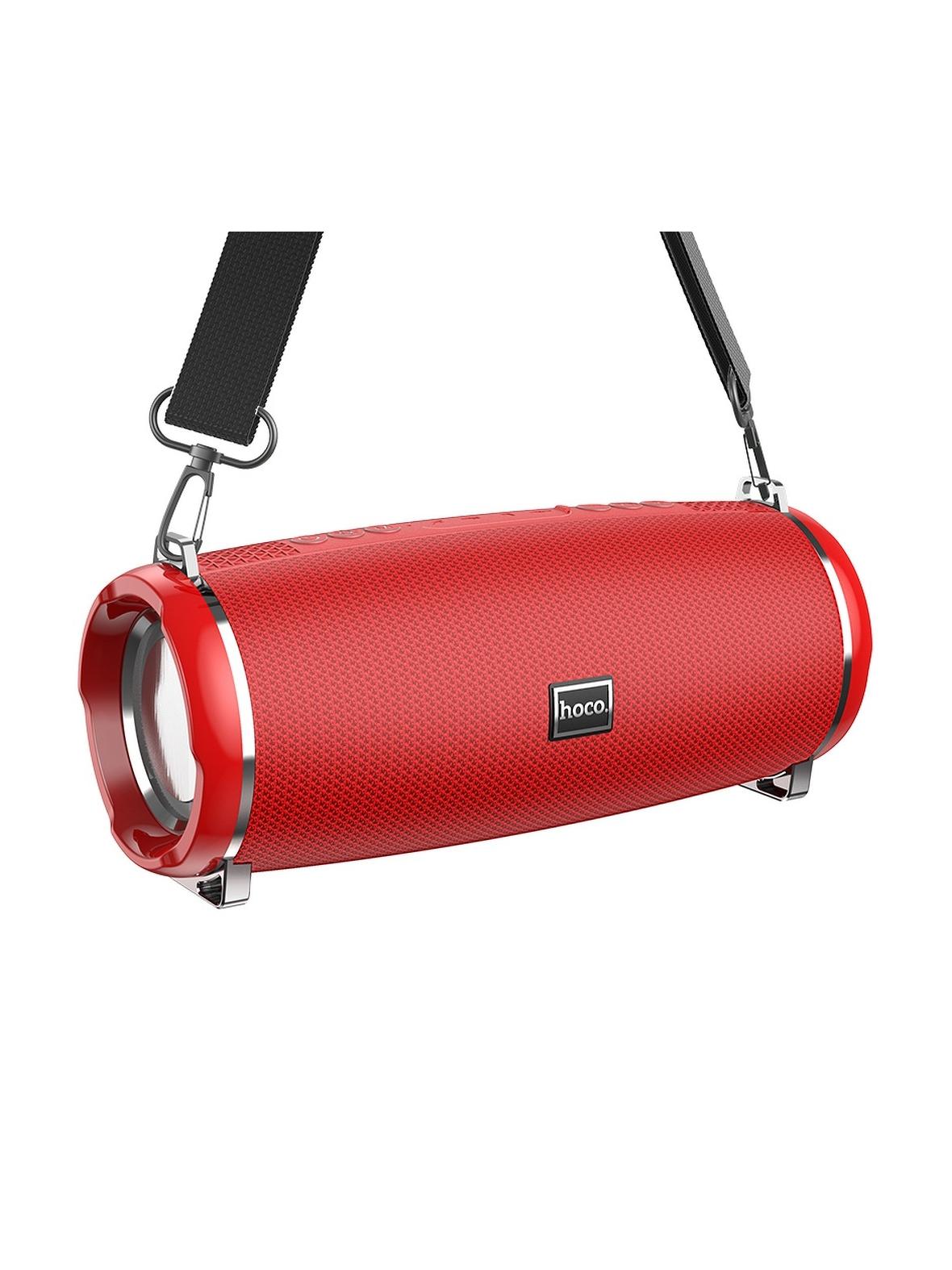 Głośnik bluetooth LED 2 x 5W 6h Hoco HC2 czerwony