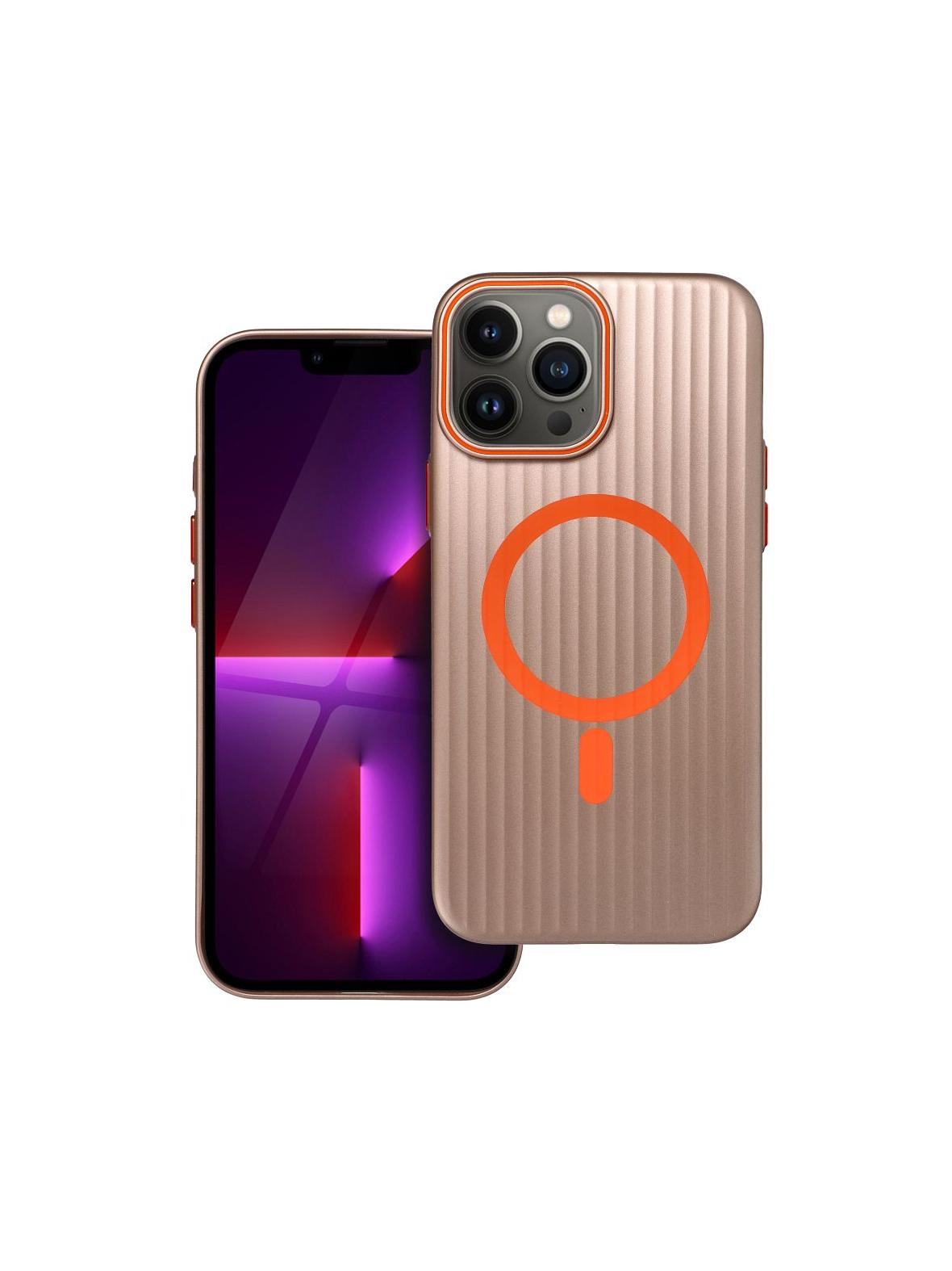 Futerał SIMPLY kompatybilny z MagSafe do IPHONE 13 Pro Max tytan pustynny