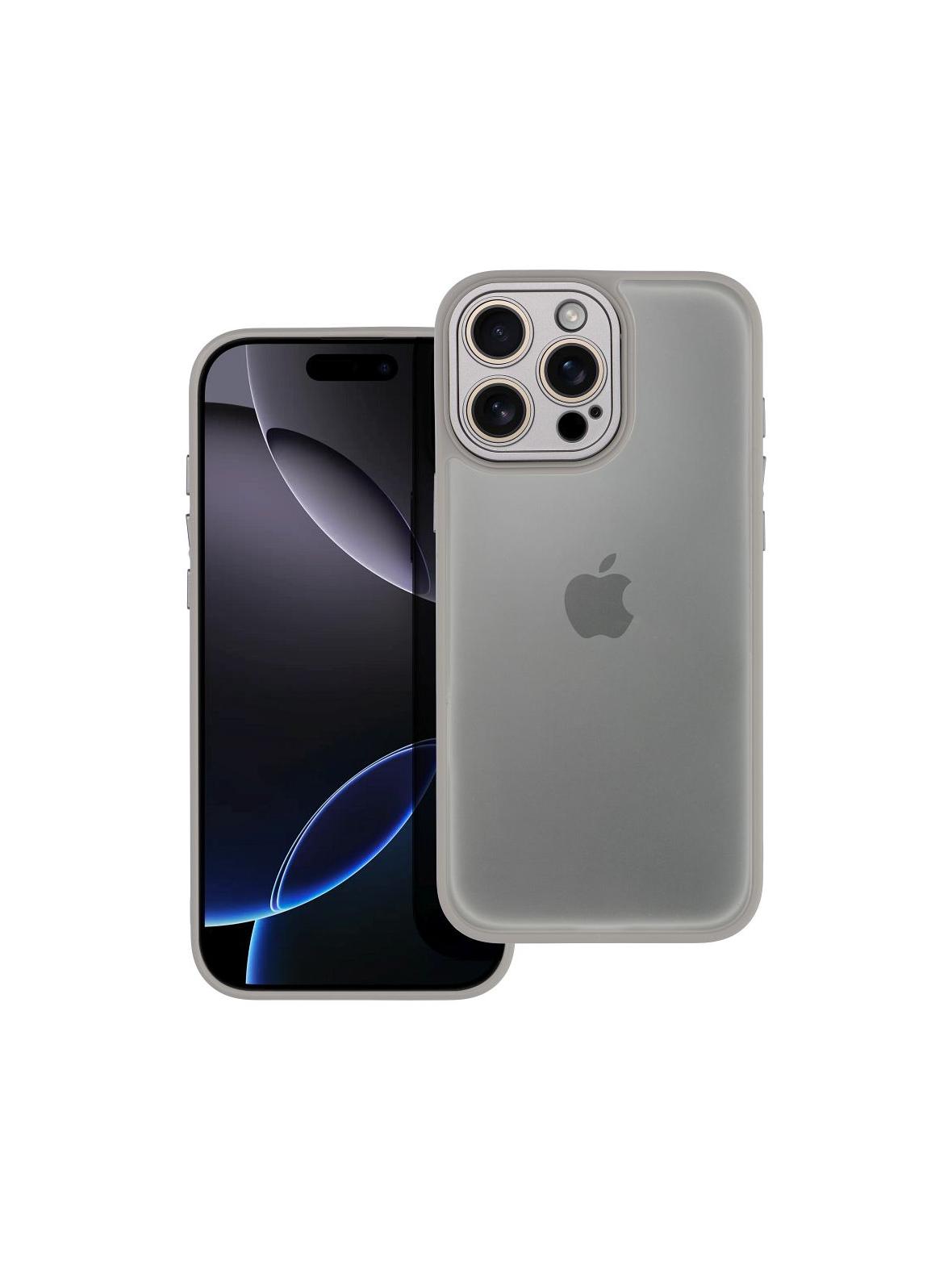 Futerał VARIETE do IPHONE 16 Pro Max stalowy