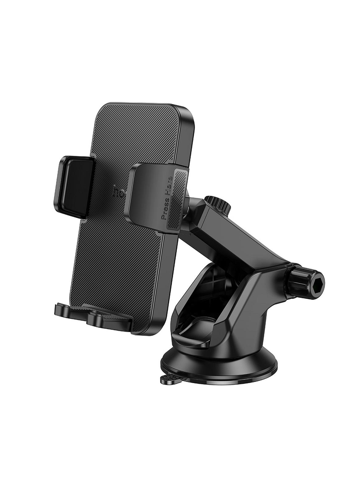 Uchwyt na telefon do samochodu uniwersalny Hoco do szyby / deski H37 czarny