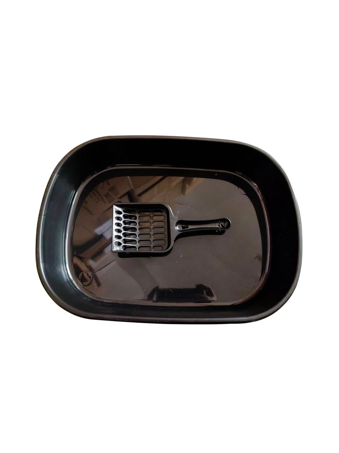 Kuweta dla kota z łopatką RC-K-849 czarna