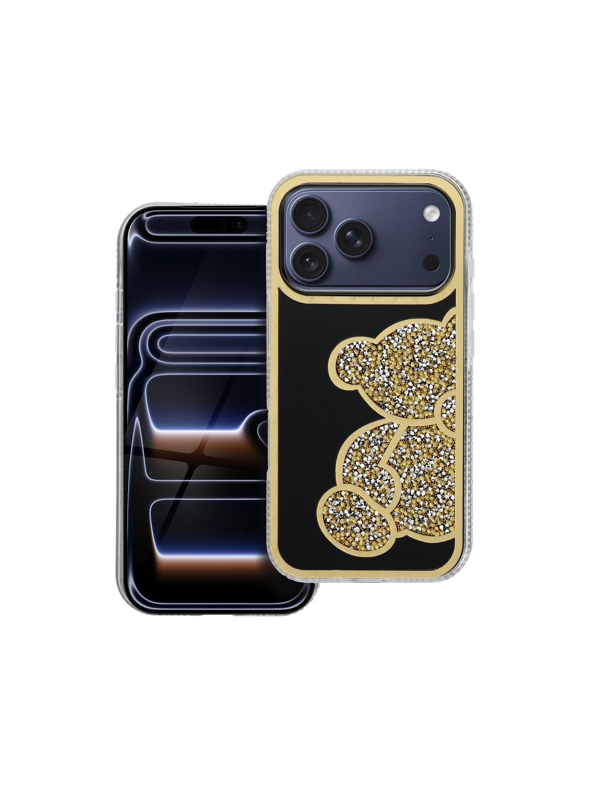 Futerał TEDDY BEAR do IPHONE 17 Pro złoty