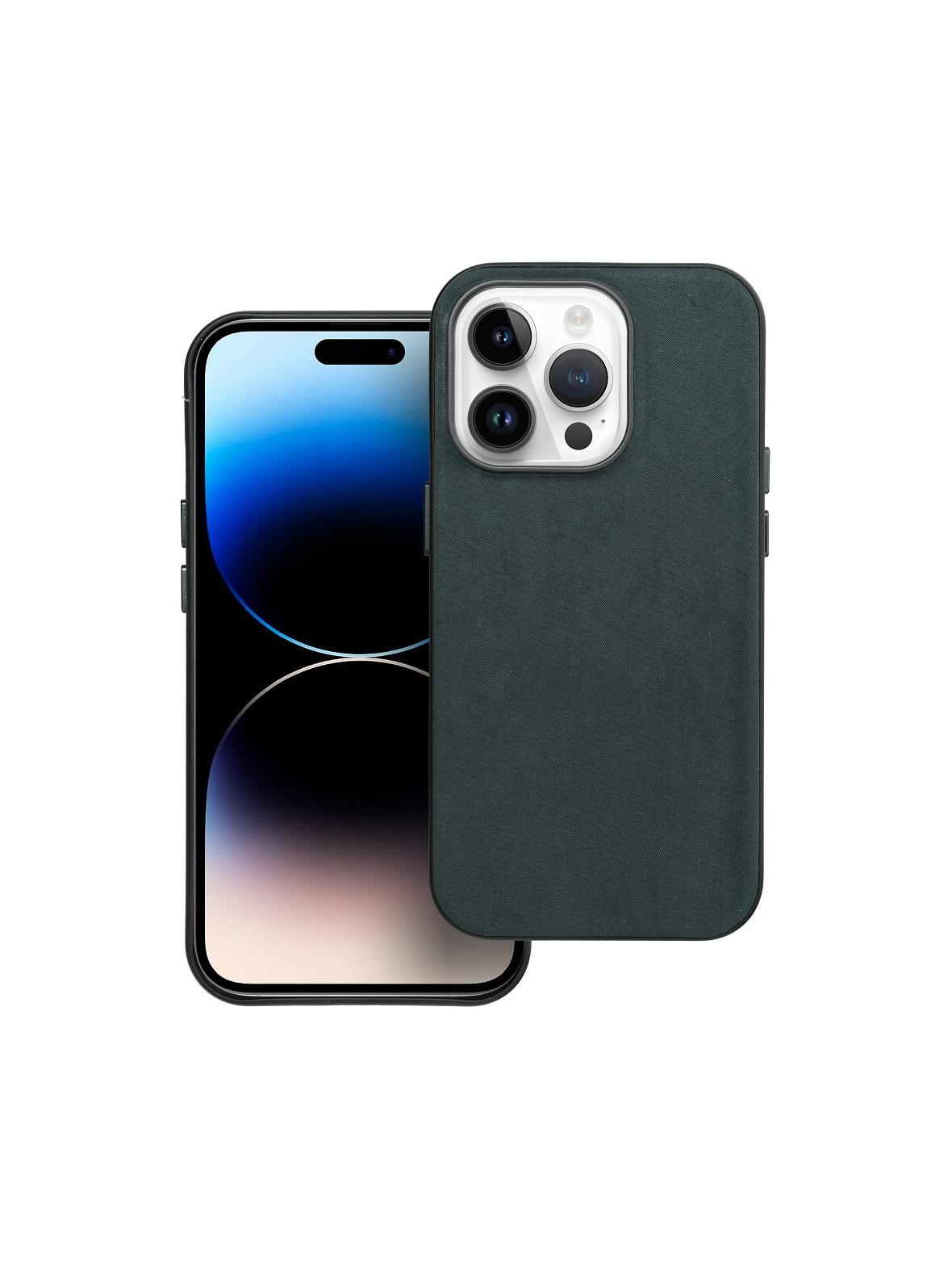 Futerał WOVEN MAG COVER kompatybilny z MagSafe do IPHONE 14 Pro zielony