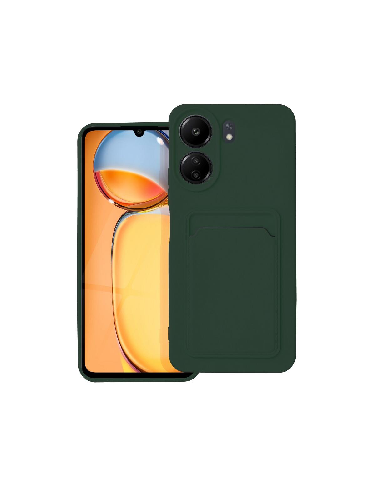 Futerał CARD CASE do XIAOMI Redmi 13C / POCO C65 zielony