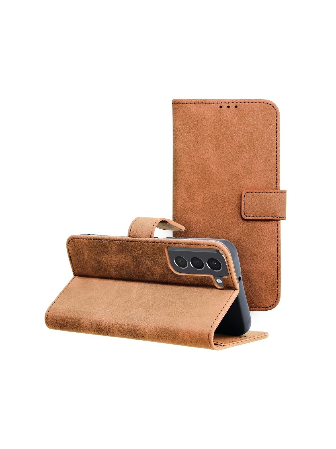 Kabura TENDER Book do SAMSUNG A13 4G brązowy