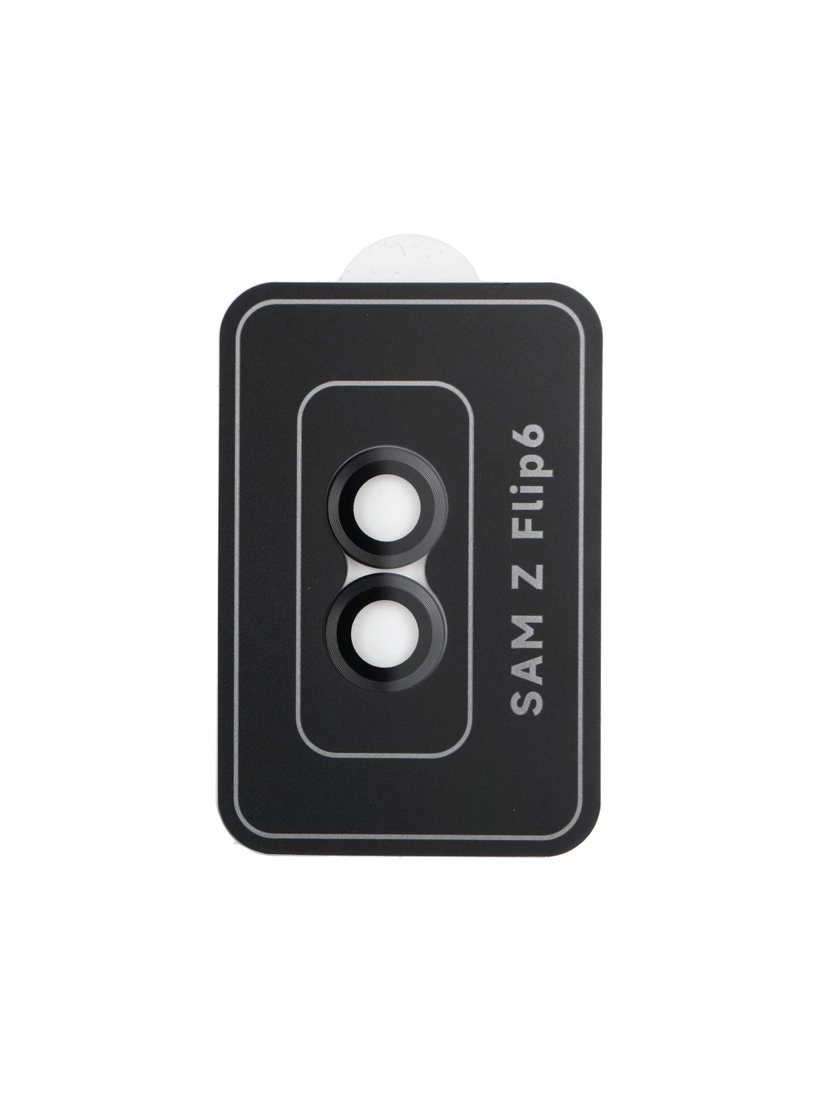 Osłona aparatu PROTECTOR 9H + aplikator do SAMSUNG FLIP 6 czarna