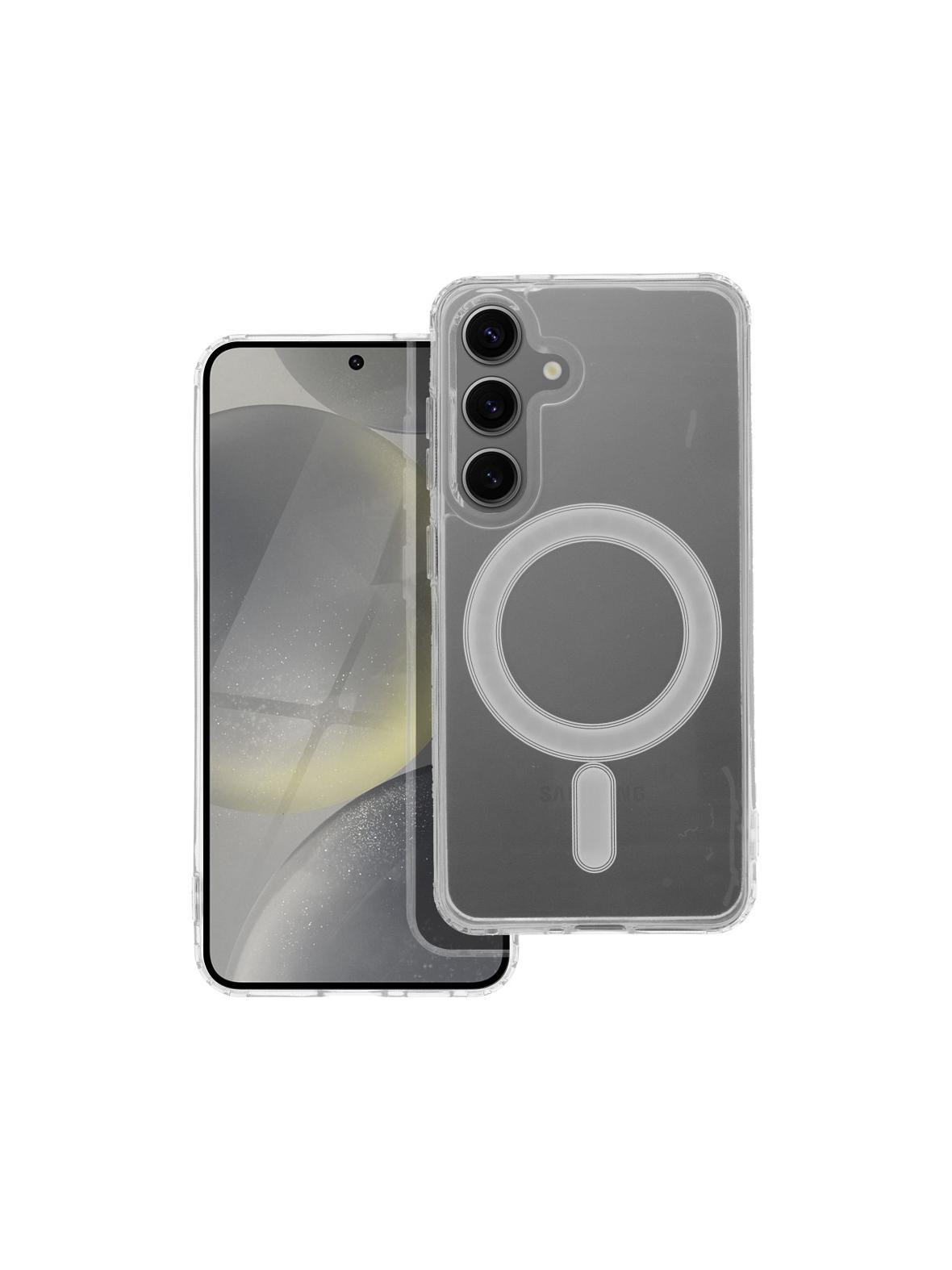 Futerał CLEAR MAG COVER kompatybilny z MagSafe do SAMSUNG S24 transparentny