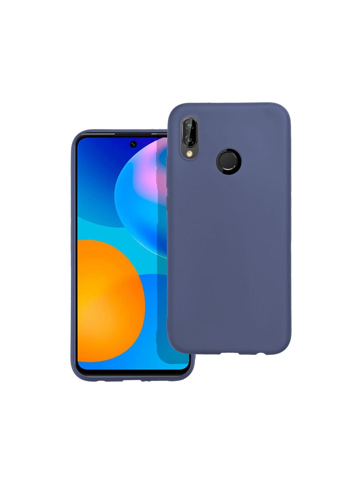 Futerał MATT do HUAWEI P30 Lite niebieski