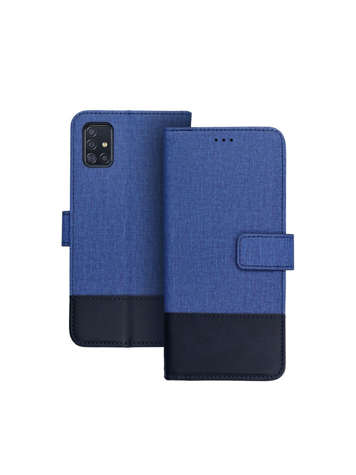 Kabura GOMMA Book do SAMSUNG A51 niebieski