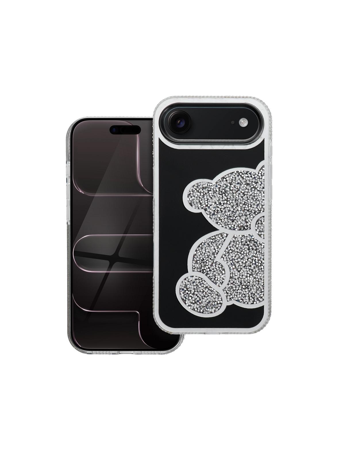 Futerał TEDDY BEAR do IPHONE 17 Air srebrny