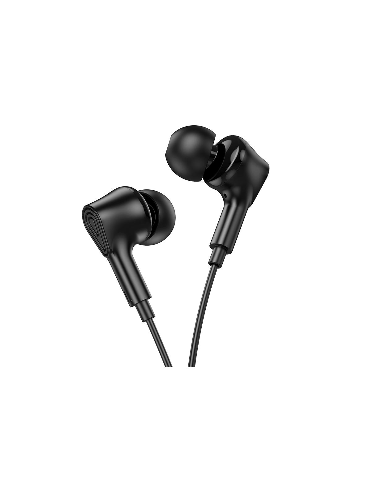 Słuchawki przewodowe douszne Jack 3,5 mm Hoco M102 czarne