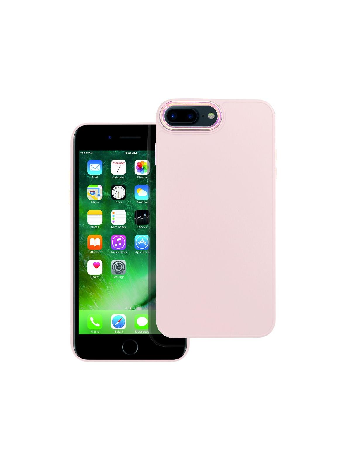 Futerał FRAME do IPHONE 7 PLUS / 8 PLUS pudrowy róż