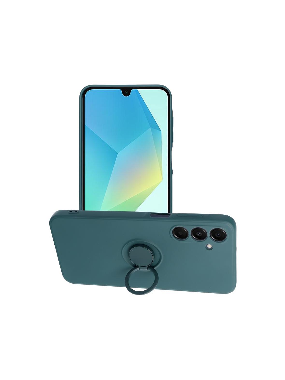 Futerał SILICONE RING do SAMSUNG A16 5G / A16 4G zielony