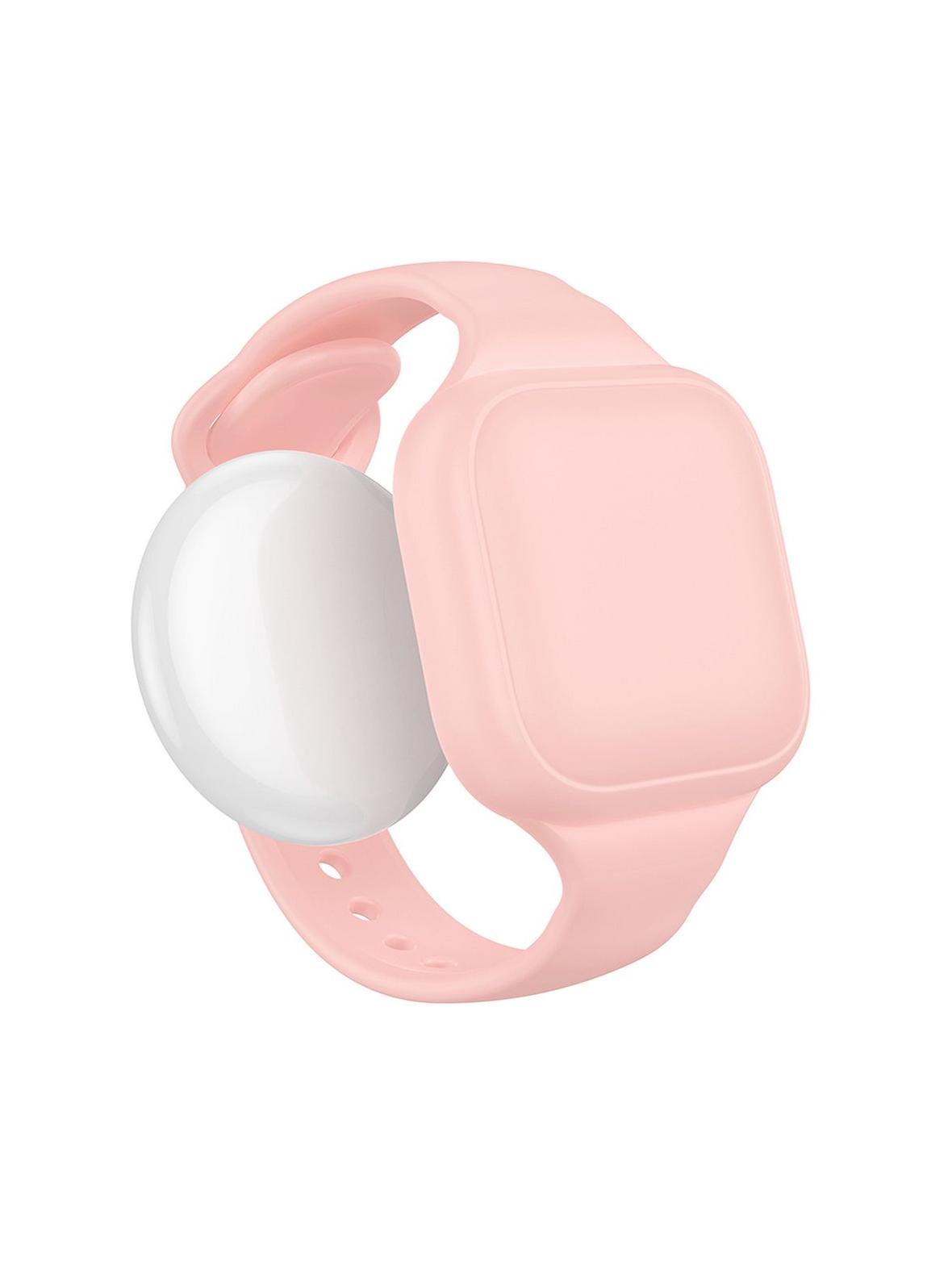 Lokalizator zgodny z Apple Find My Hoco w formie opaski E91E pudrowy