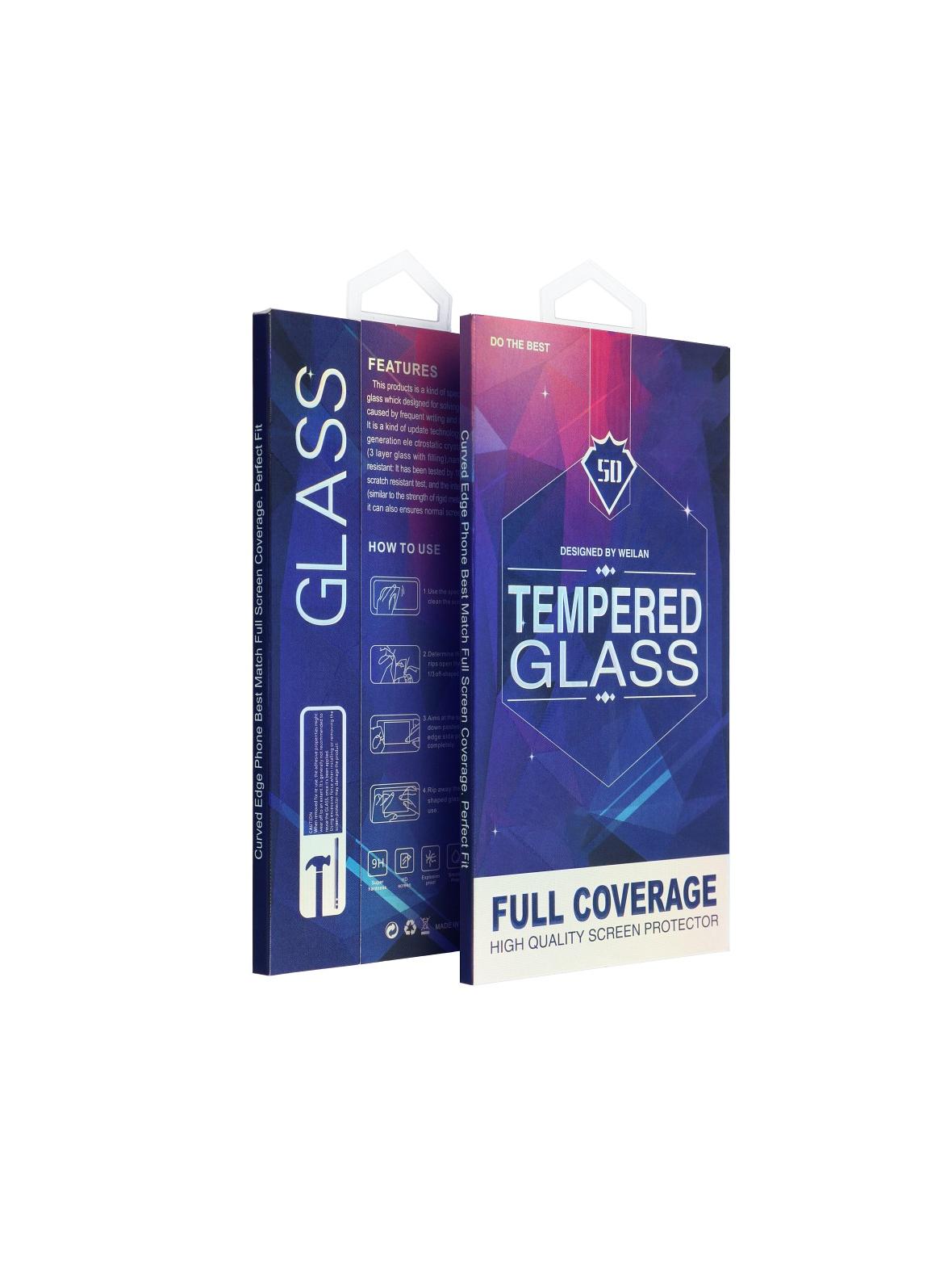 5D Full Glue Tempered Glass - do Motorola Edge 60 Fusion czarny