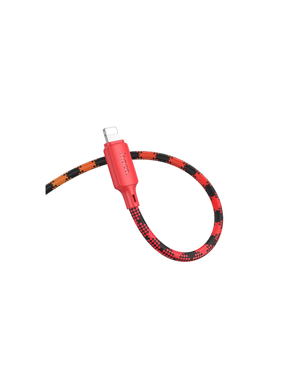 Kabel USB C do Lightning Hoco PD 27W 1 m X116 gradient czerwony