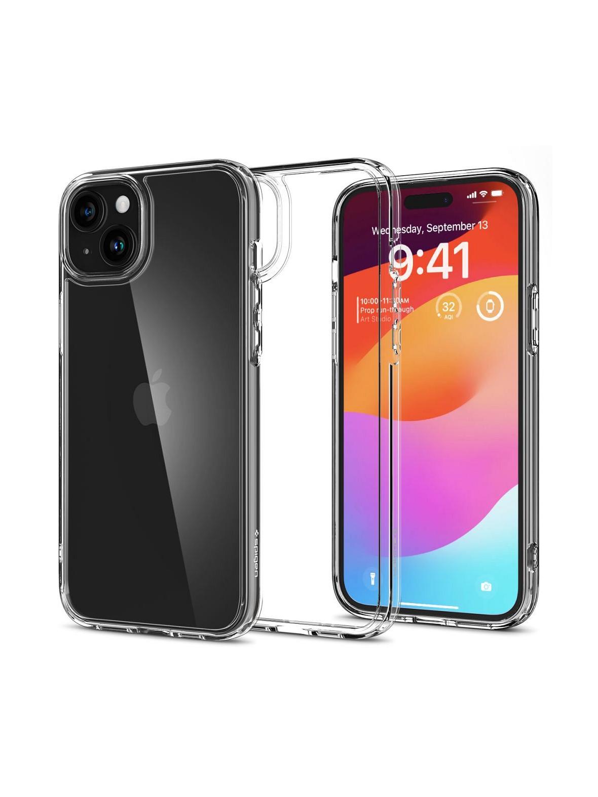 SPIGEN futerał ULTRA HYBRID do IPHONE 15 transparent