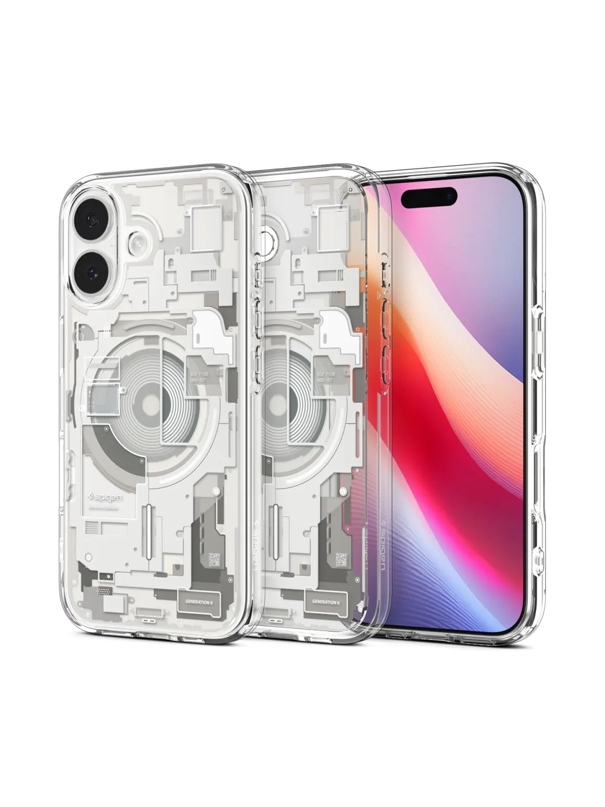 SPIGEN futerał ULTRA HYBRID MAG kompatybilny z MagSafe do IPHONE 17 zero one natural titanium