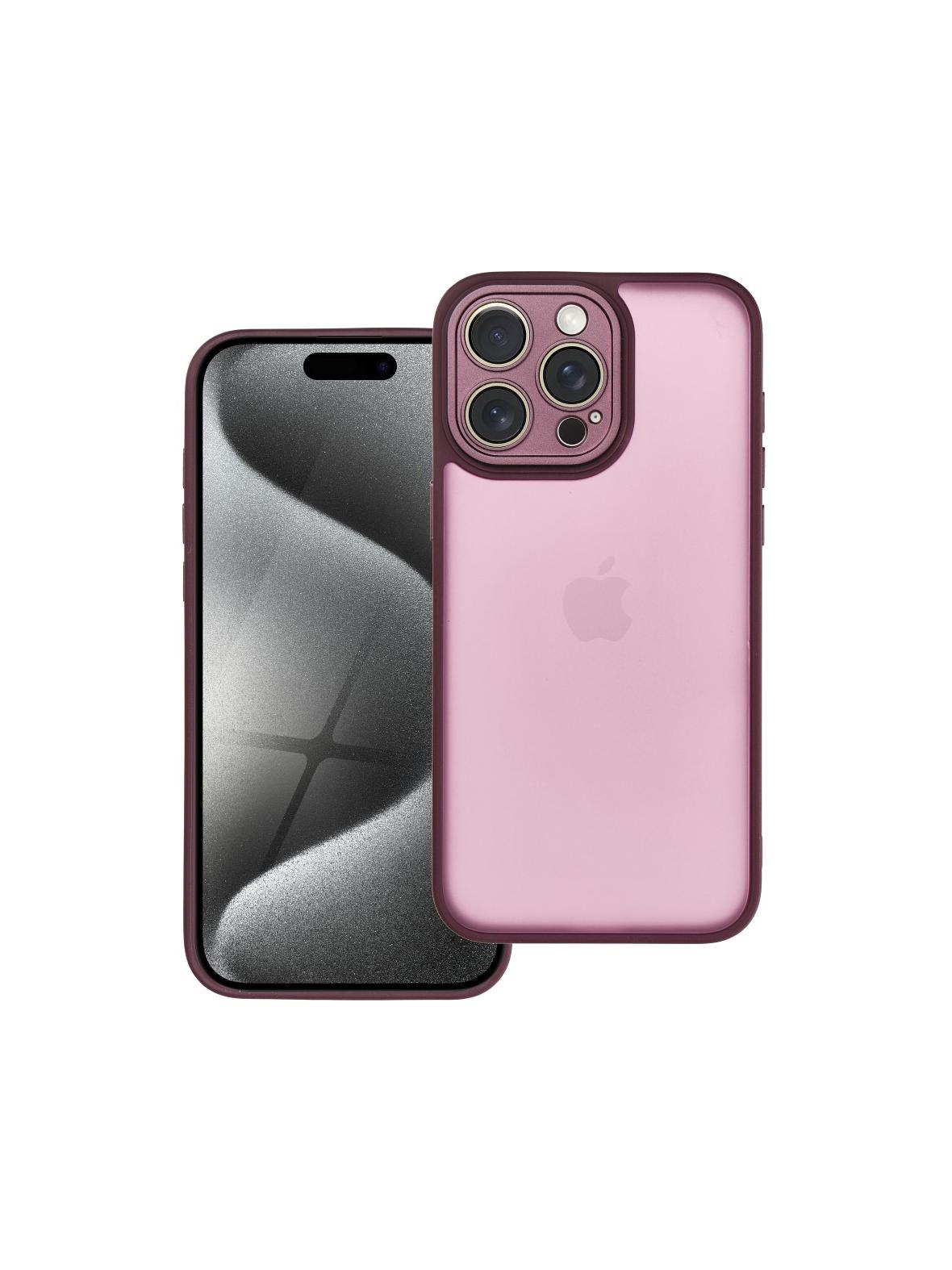 Futerał VARIETE do IPHONE 15 Pro Max purpurowy