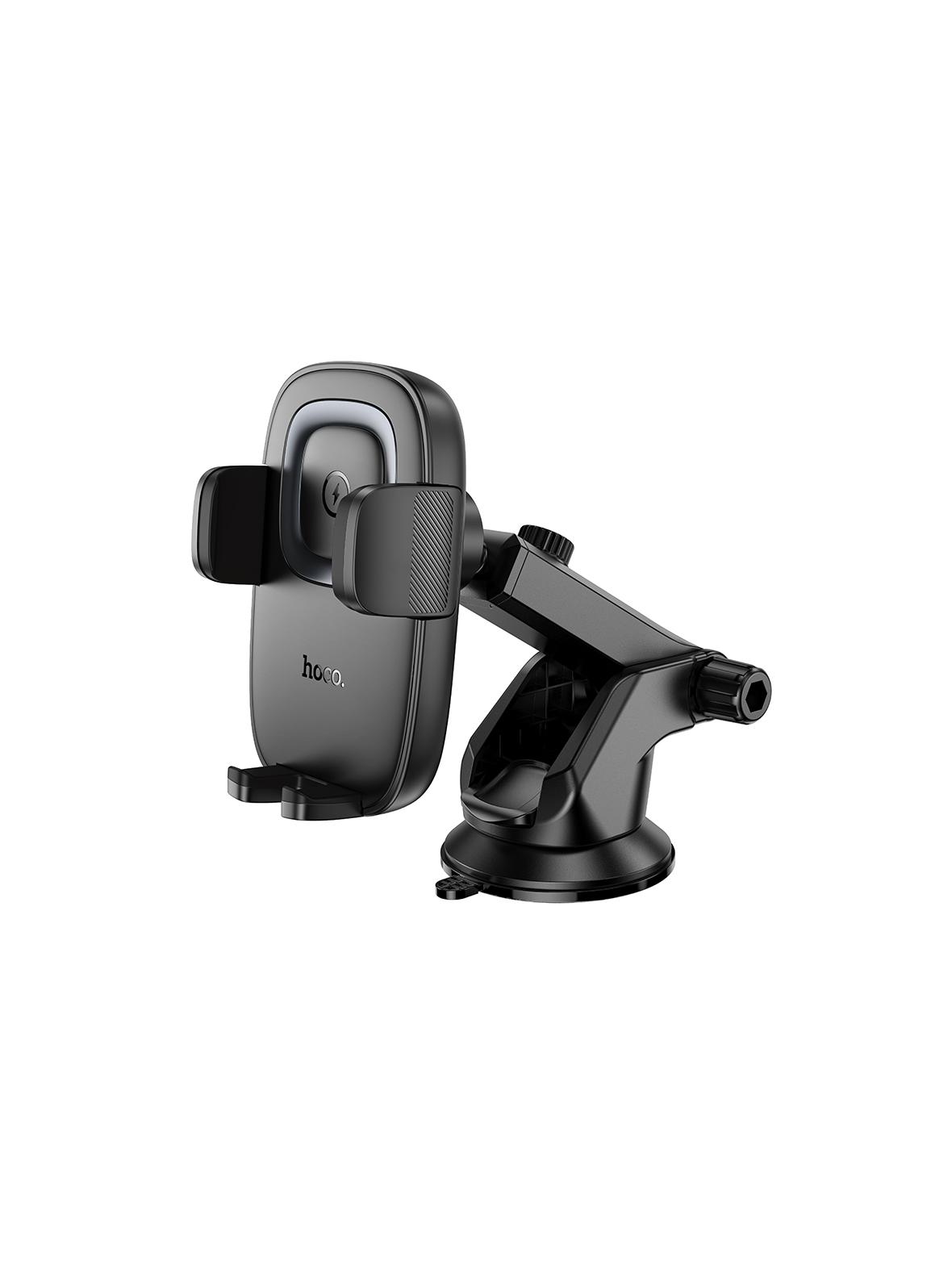 Uchwyt na telefon do samochodu indukcyjny Hoco 15W do deski HW32 czarny