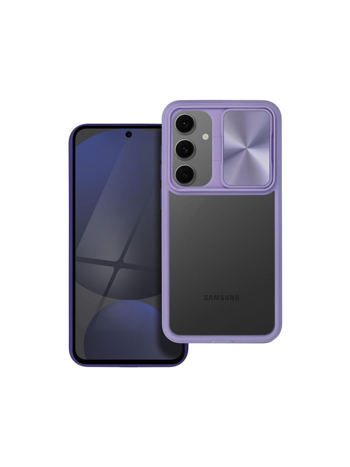 Futerał SLIDER do SAMSUNG S24 FE fioletowy