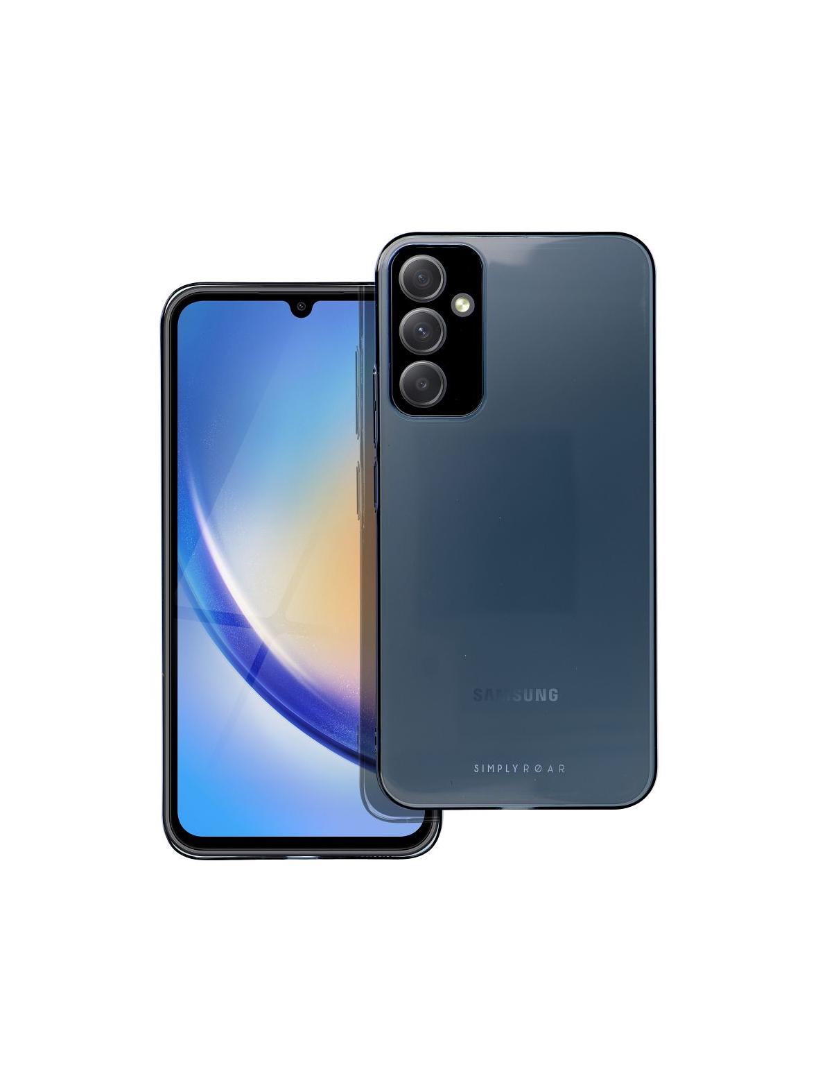ROAR futerał PURE SIMPLE FIT do SAMSUNG A34 Granatowy