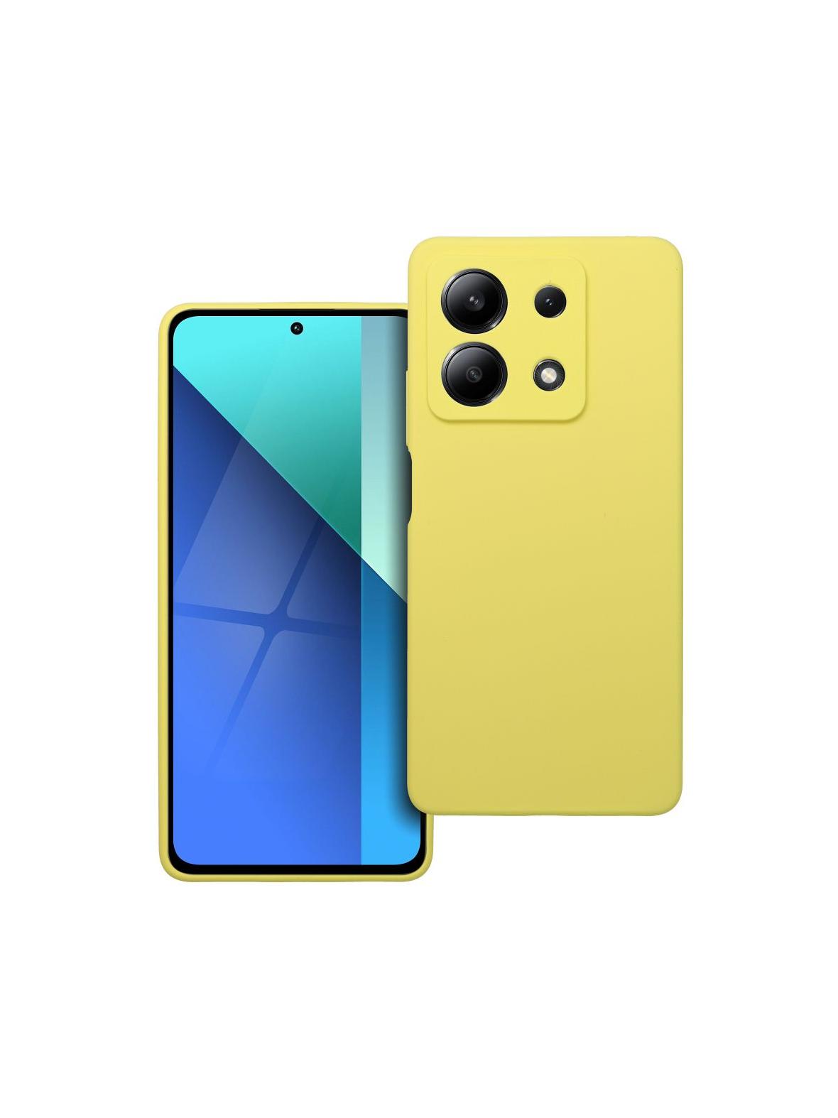 Futerał SILICONE 2mm do XIAOMI REDMI NOTE 13 5G żółty