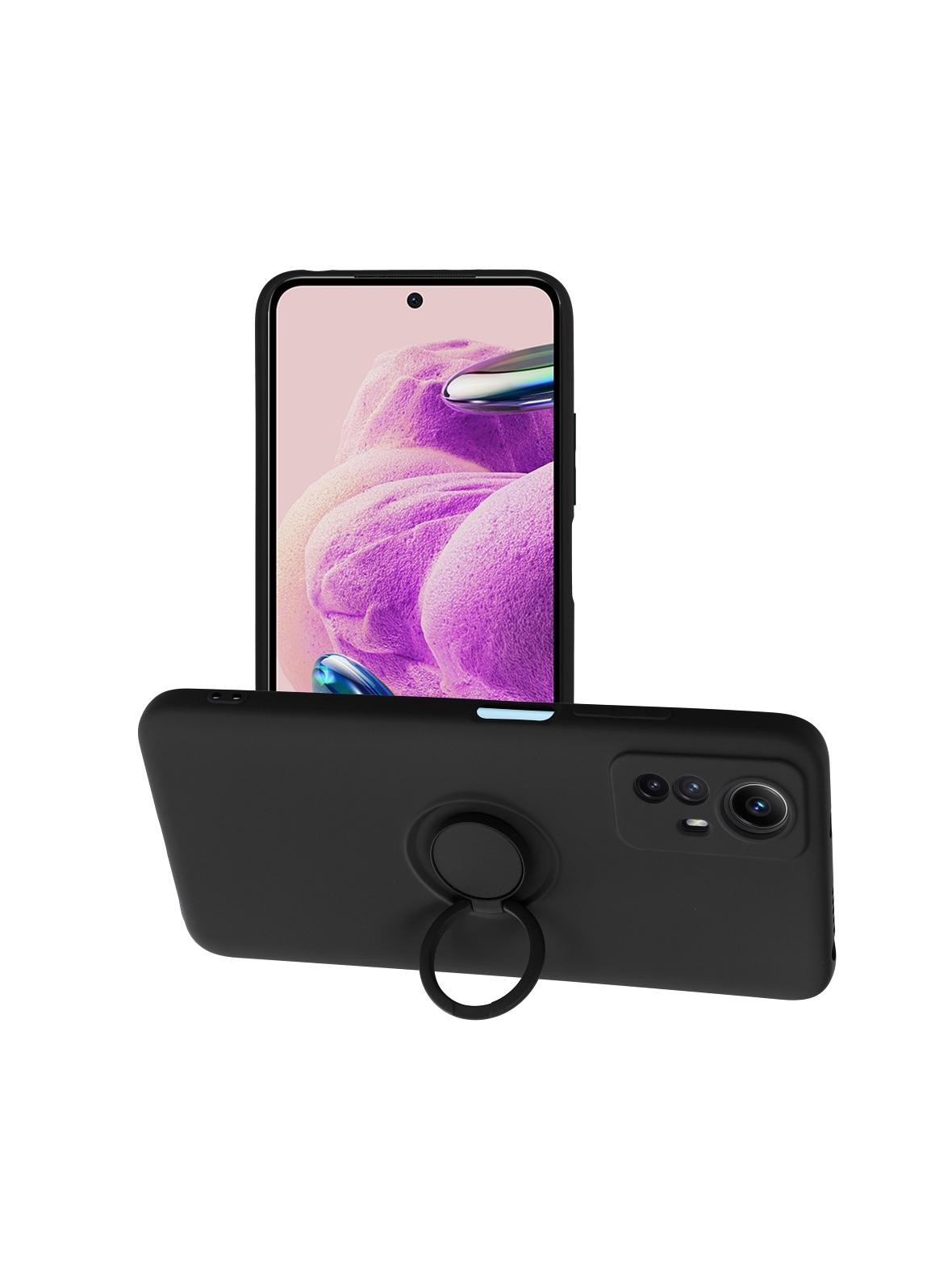 Futerał SILICONE RING do XIAOMI Redmi Note 12S czarny