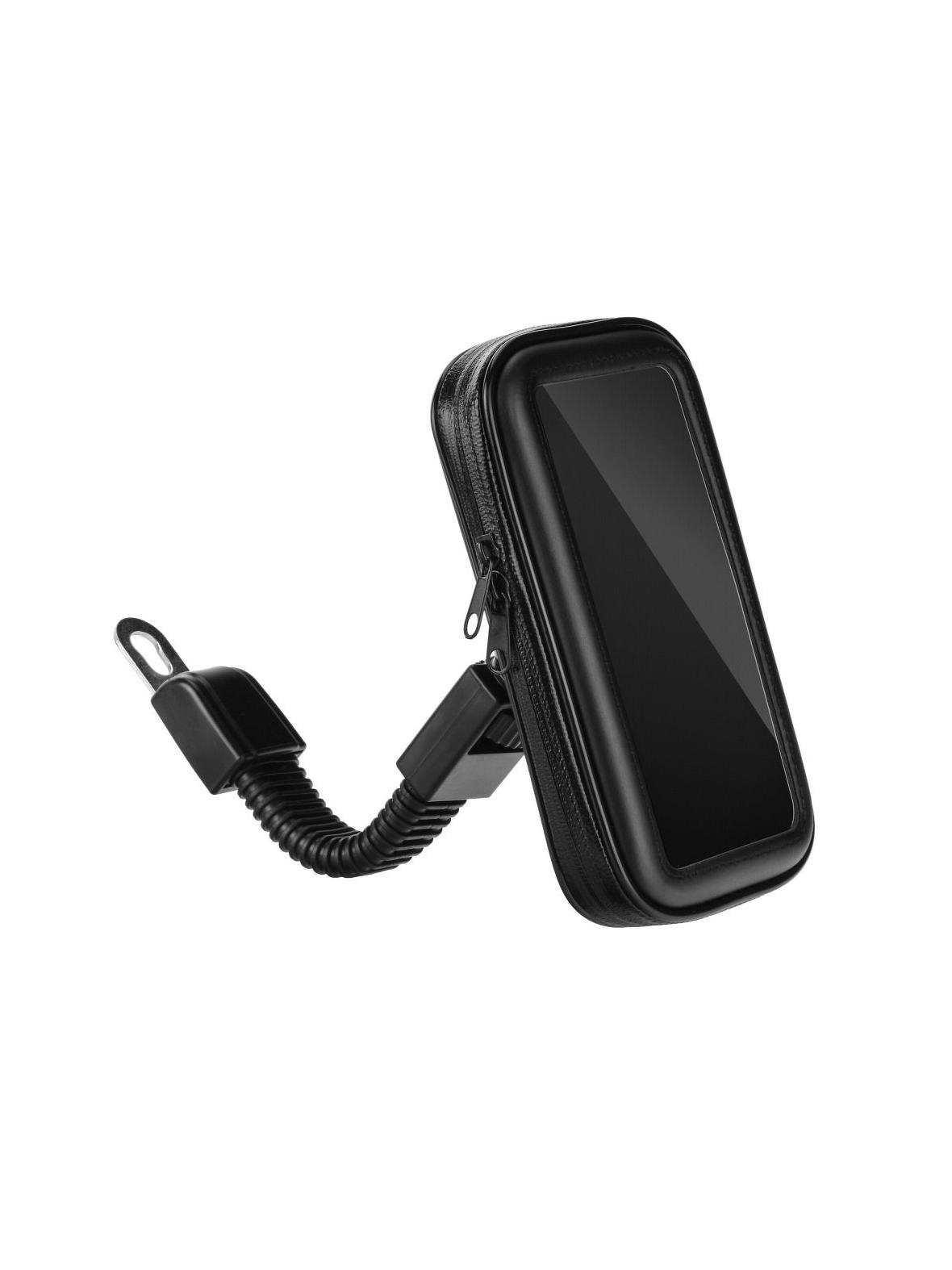 Uchwyt motocyklowy na zamek wodoodporny ( 6,4" - 8" ) CM757 czarny