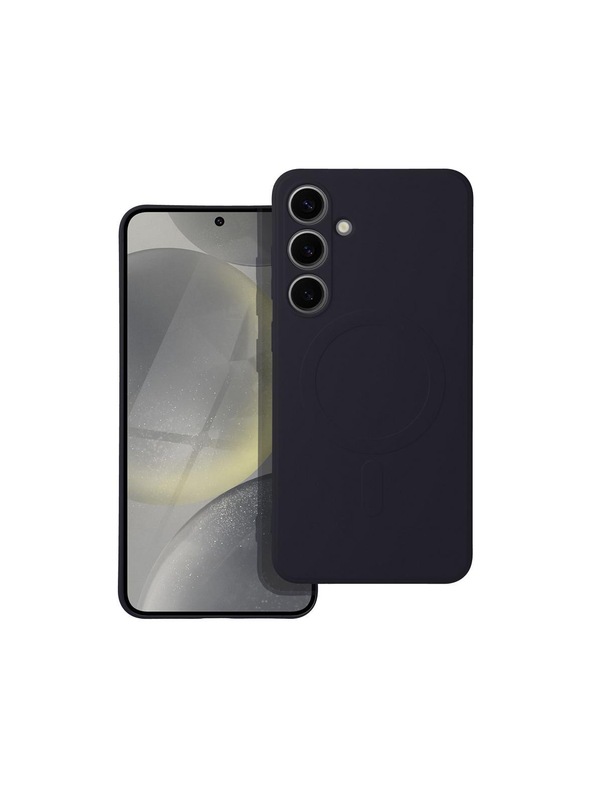 Futerał SILICONE MAG COVER kompatybilny z MagSafe do SAMSUNG A17 czarny