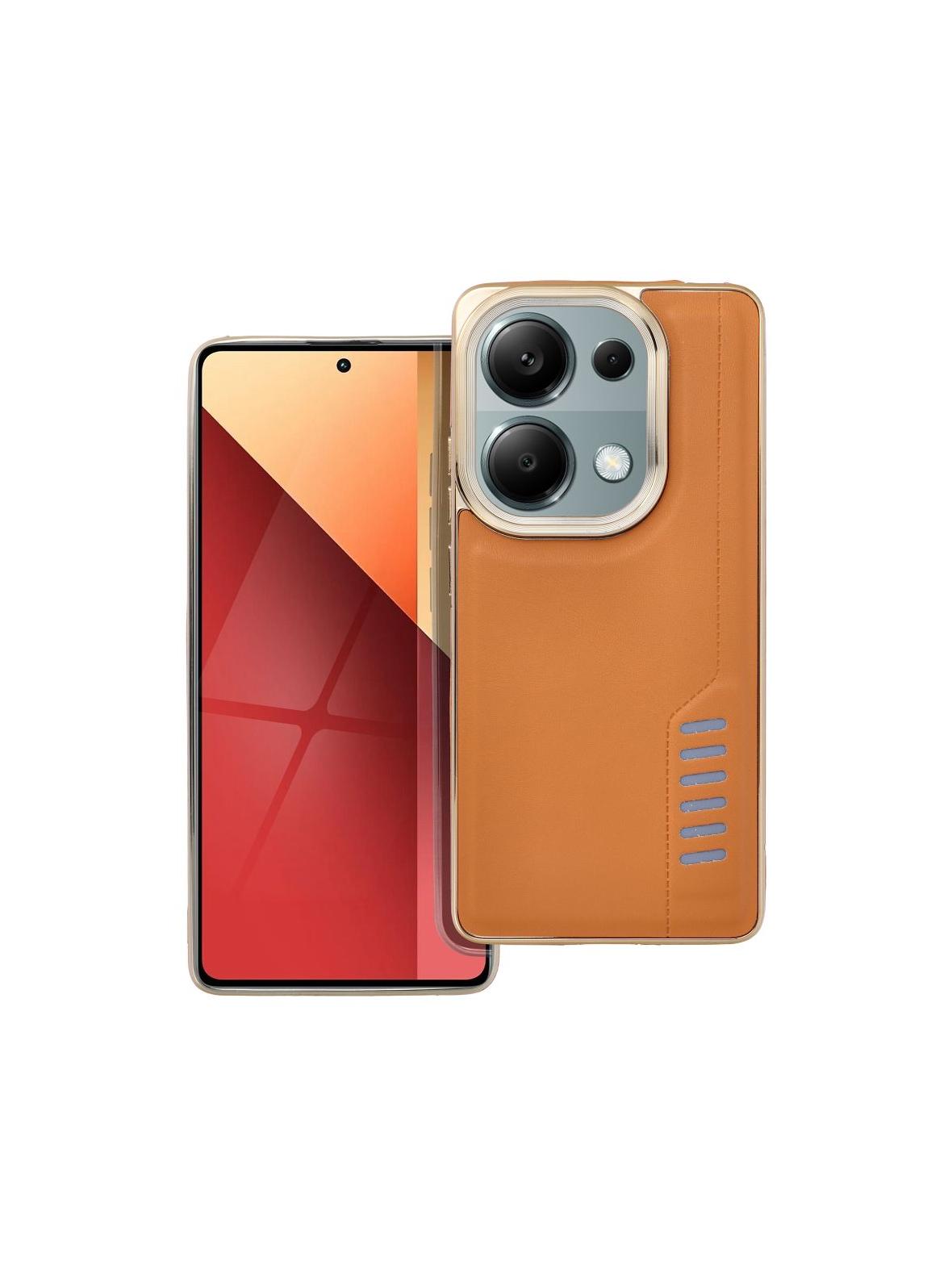 Futerał MILANO do XIAOMI Redmi Note 13 Pro 4G / POCO M6 Pro 4G brązowy