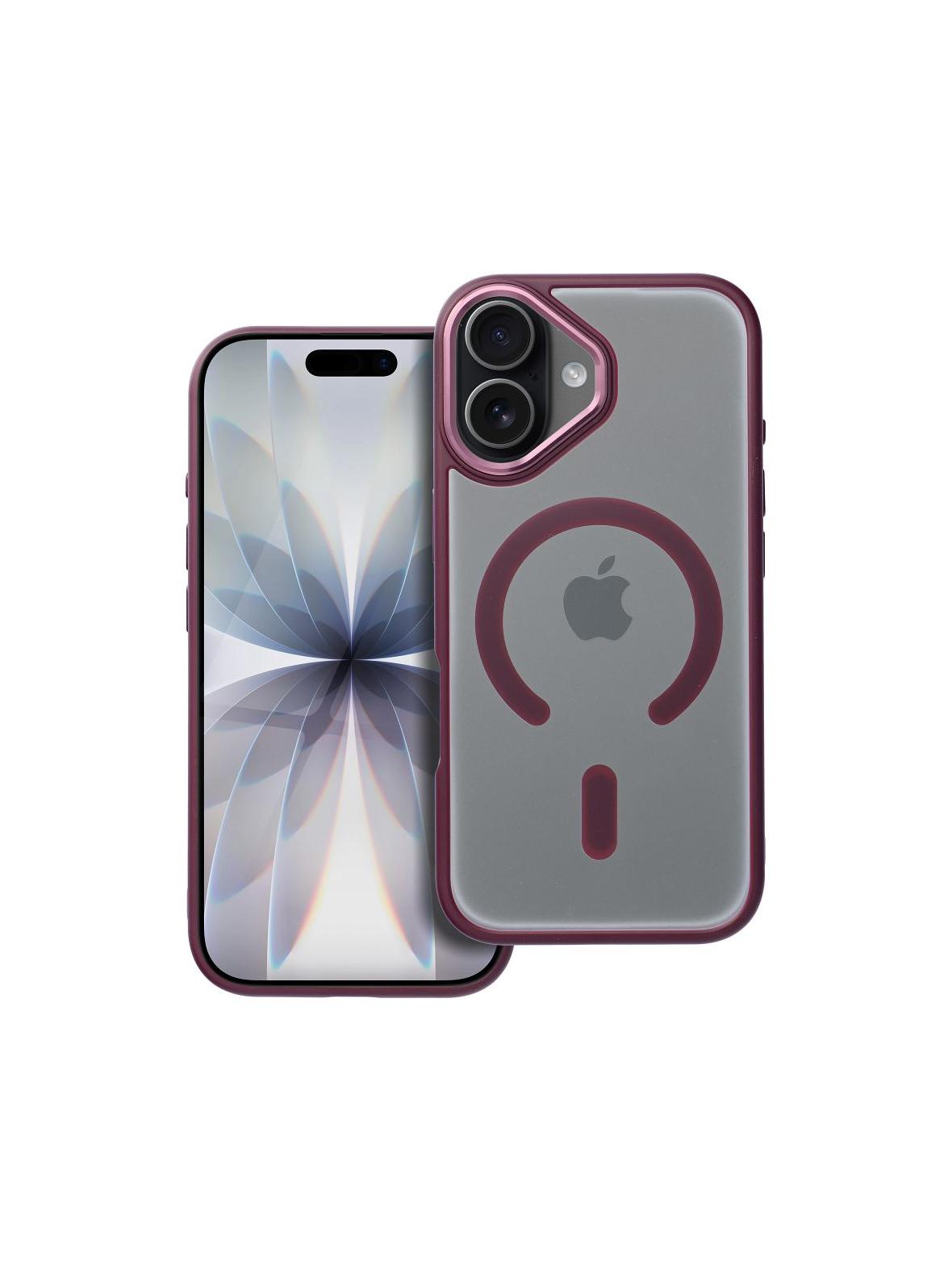 Futerał MATTE MAG COVER kompatybilny z MagSafe do IPHONE 17 czerwony