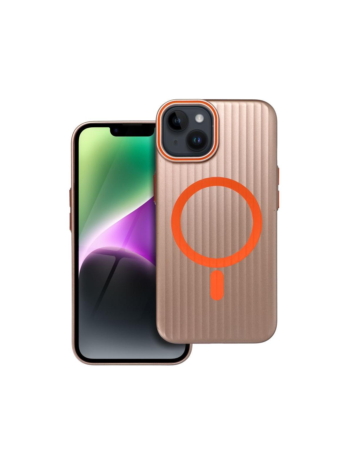 Futerał SIMPLY kompatybilny z MagSafe do IPHONE 14 tytan pustynny