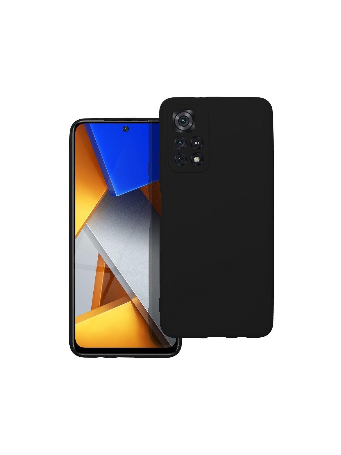 Futerał SILICONE do XIAOMI POCO M4 Pro 5G / Redmi Note 11T 5G / Redmi Note 11S 5G czarny