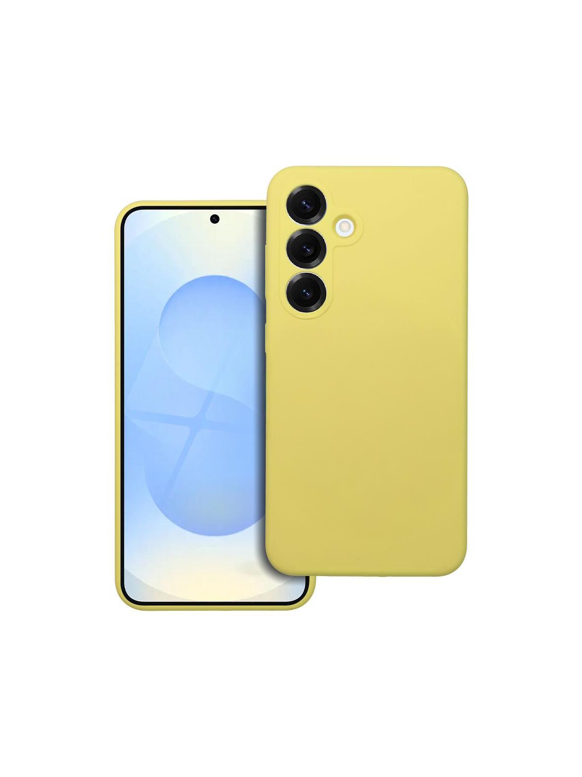 Futerał SILICONE 2mm do SAMSUNG S26 Ultra żółty