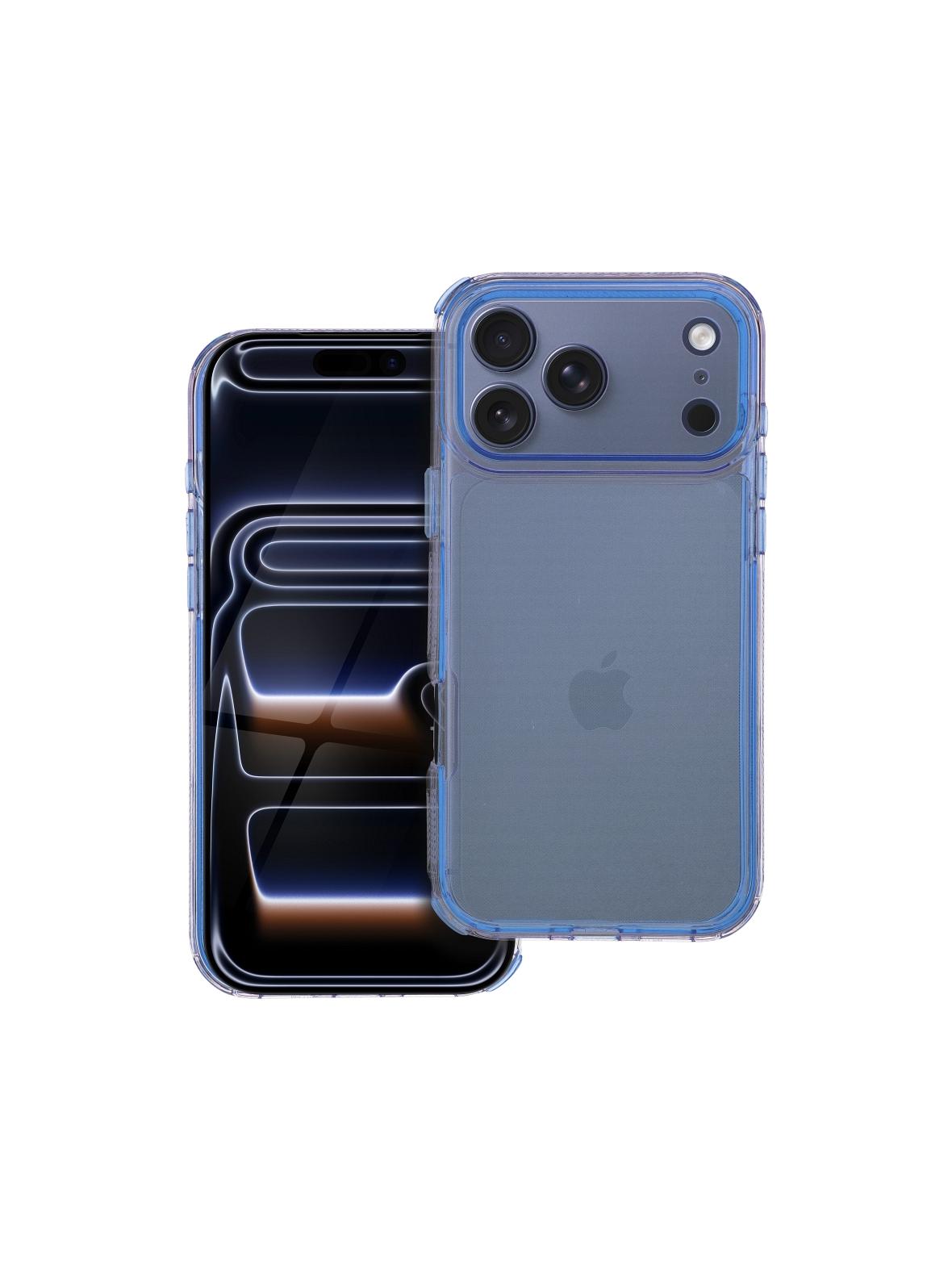 Futerał MATRIX CLEAR do IPHONE 17 Pro Max niebieski