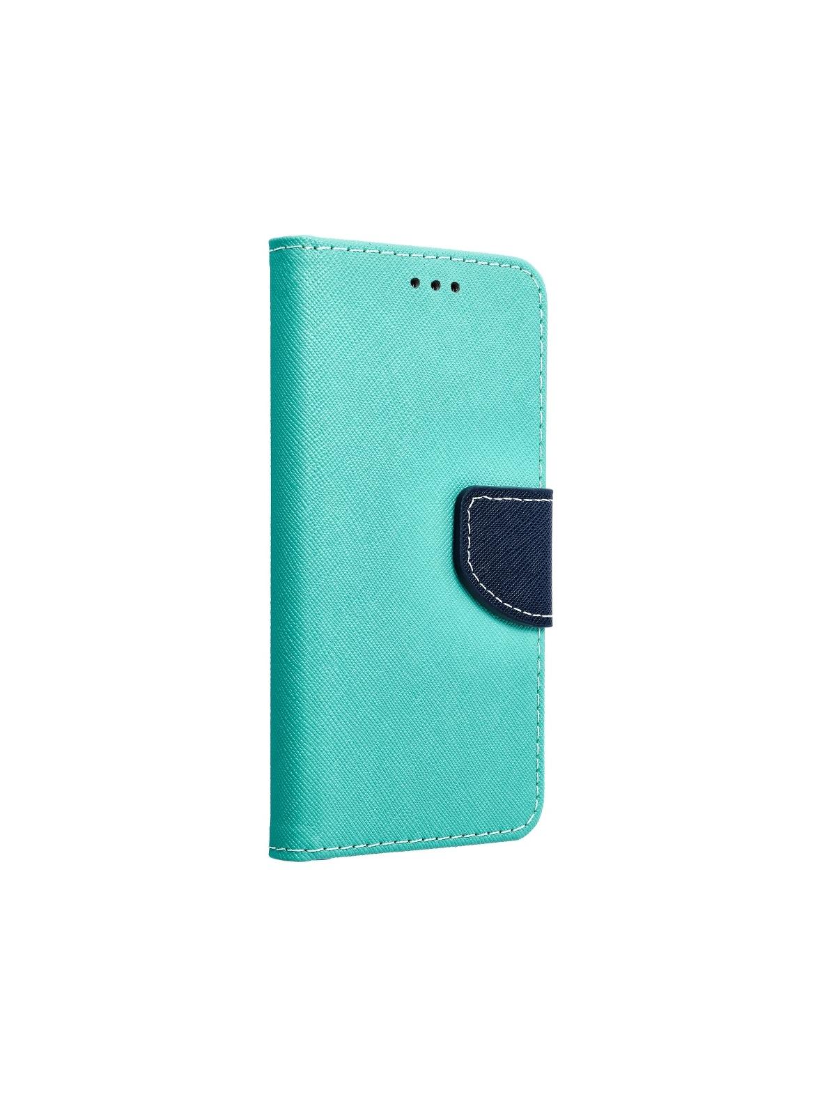 Kabura FANCY Book do SAMSUNG J5 2016 granatowo miętowy