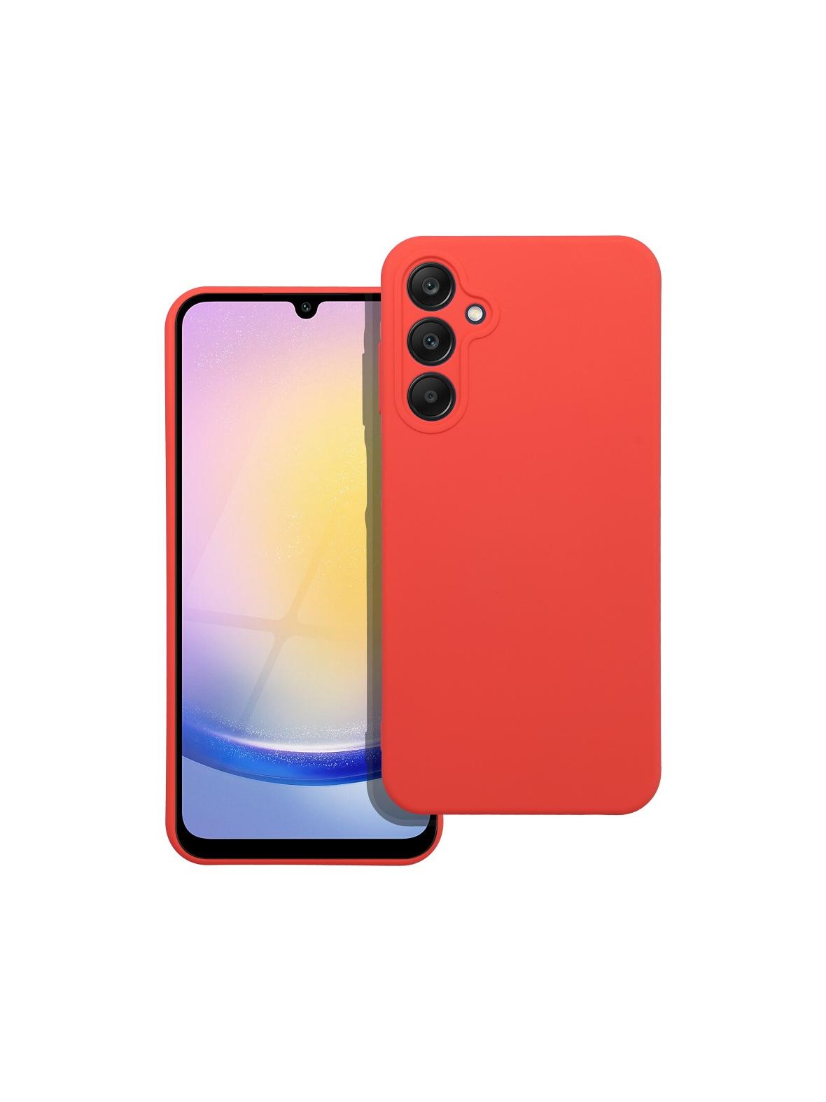 Futerał SILICONE do SAMSUNG A25 5G brzoskwiniowy